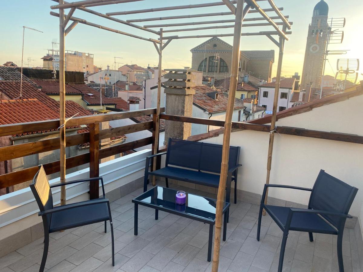 קיוג'ה Laguna Blu Camera Tramonto Con Terrazza Panoramica In Comune מראה חיצוני תמונה